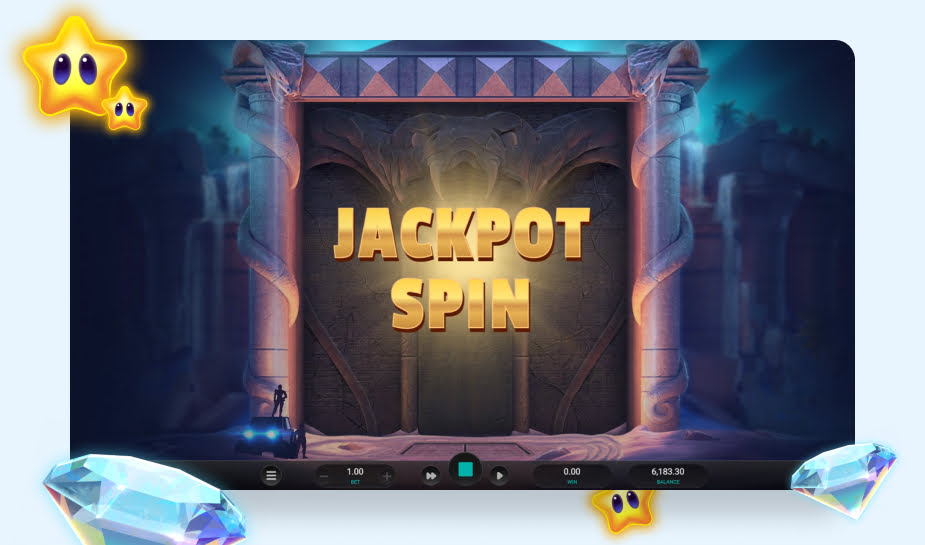 Temple Tumble 2 Dream Drop speelveld -Jackpot spin