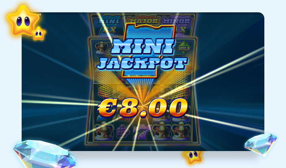 777 Hot Reels Supercharged Speelveld - Mini Jackpot