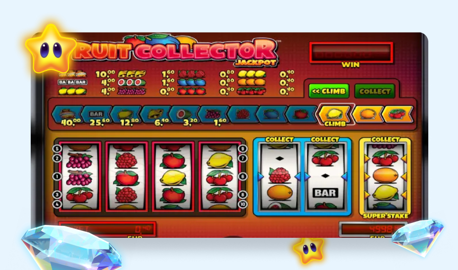 Fruit Collector Jackpot speciale functie spel duel