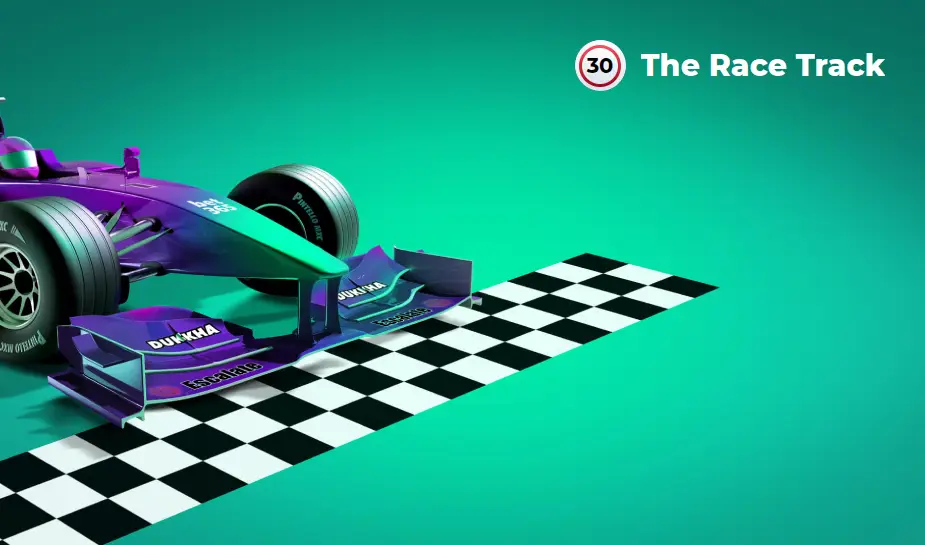 The Race Track winnaar spel duel leukste bingo