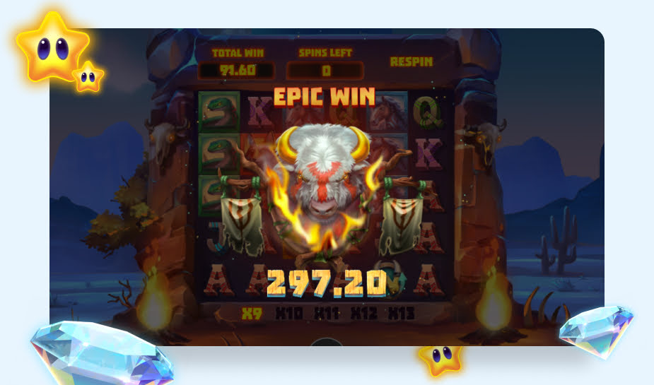 Celestial Buffalo Speelveld - Epic win