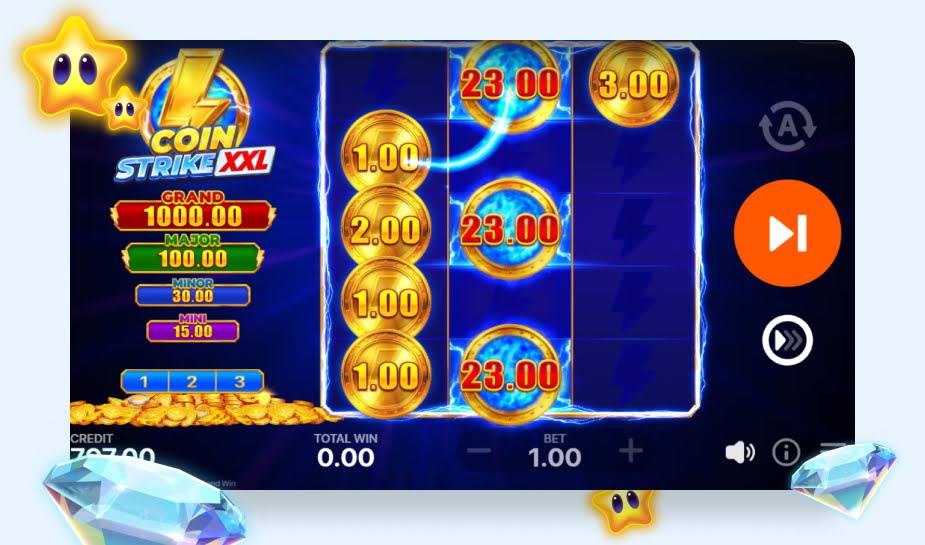 Coin Strike XXL Hold and Win Speelveld - Bonusronde