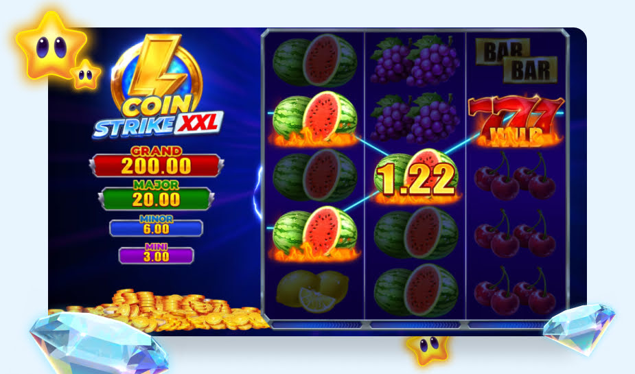 Coin Strike XXL Hold and Win Speelveld - Wild