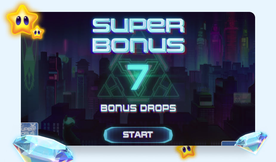 Deadcode speelveld - 7 bonus drops