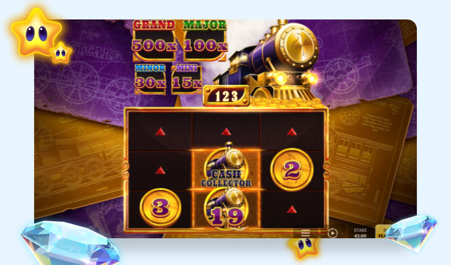 Fire Rail Express Hold and Win Speelveld - Bonusronde