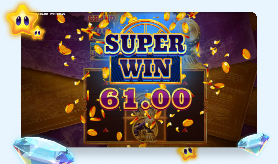 Fire Rail Express Hold and Win Speelveld - Super win