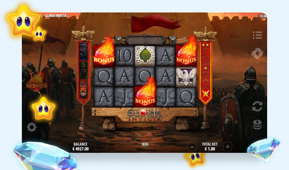 Gloria Invicta Speelveld - bonus gedraaid