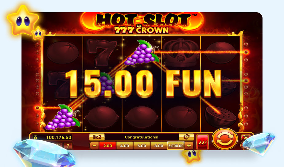 Hot Slot 777 Crown Speelveld - Winst