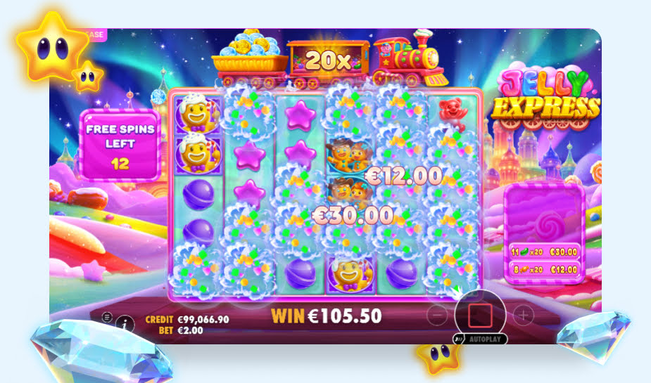 Jelly Express Speelveld - Bonusronde