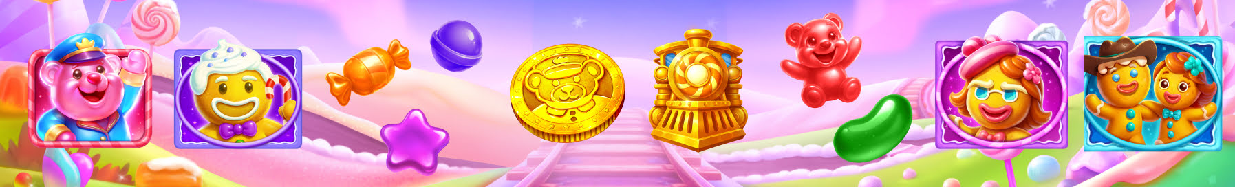 Jelly Express Speelveld - symbolen