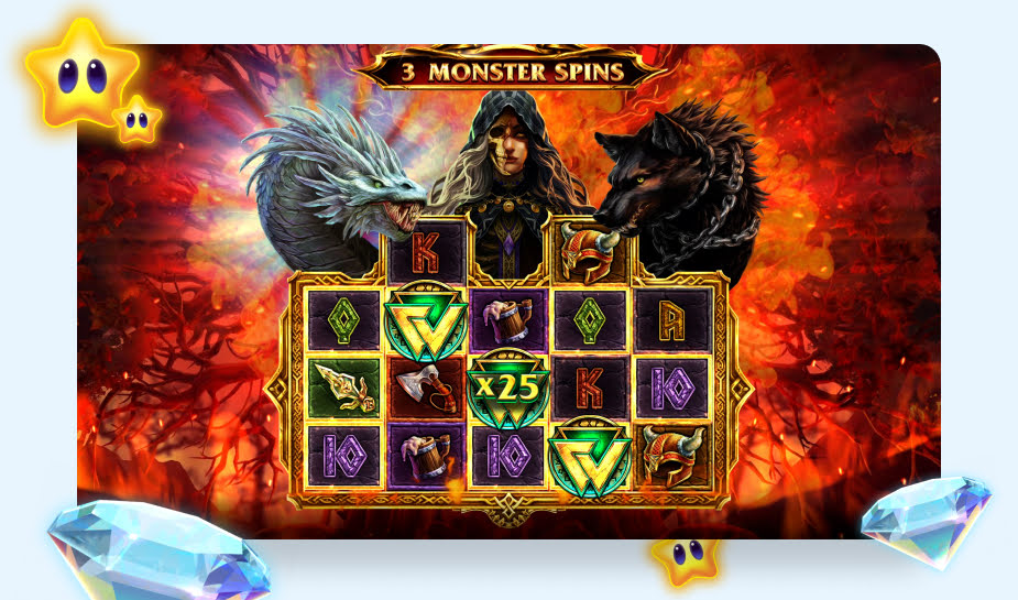 Loki's Descendants Speelveld - Monster spins bonus