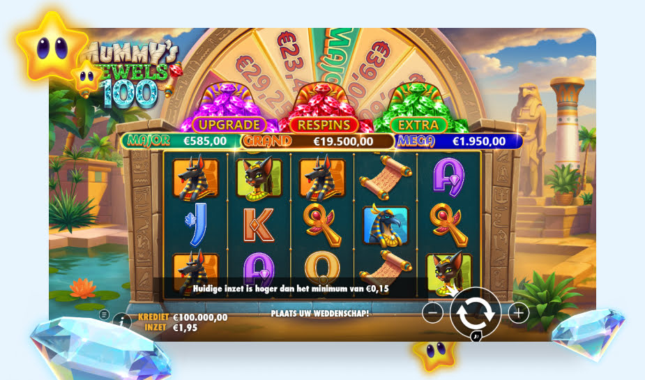 Mummy Jewels 100 Speelveld - Gameplay