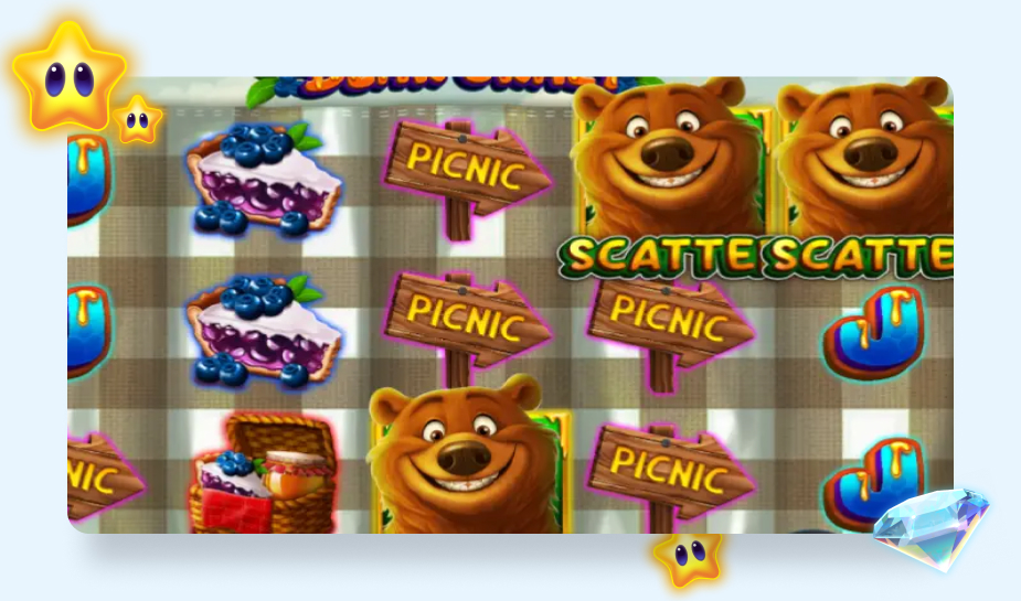 Bear Crazy Scatters