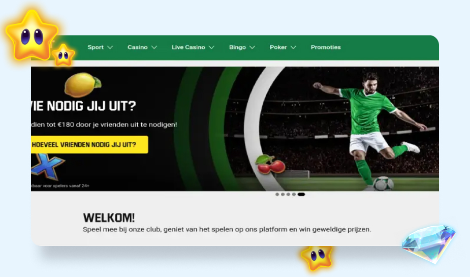 Homepage Unibet