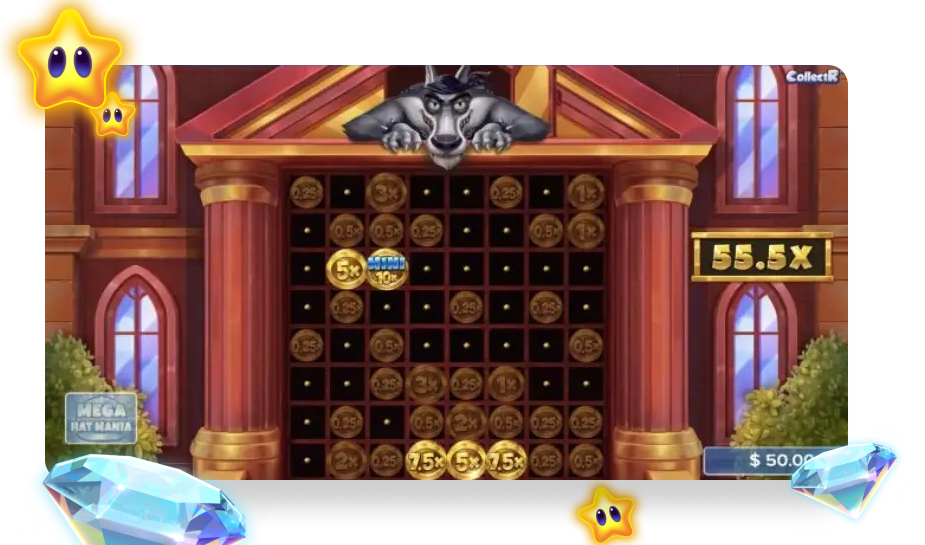 Huff N' Puff Mega Hat Mania Hold and Win