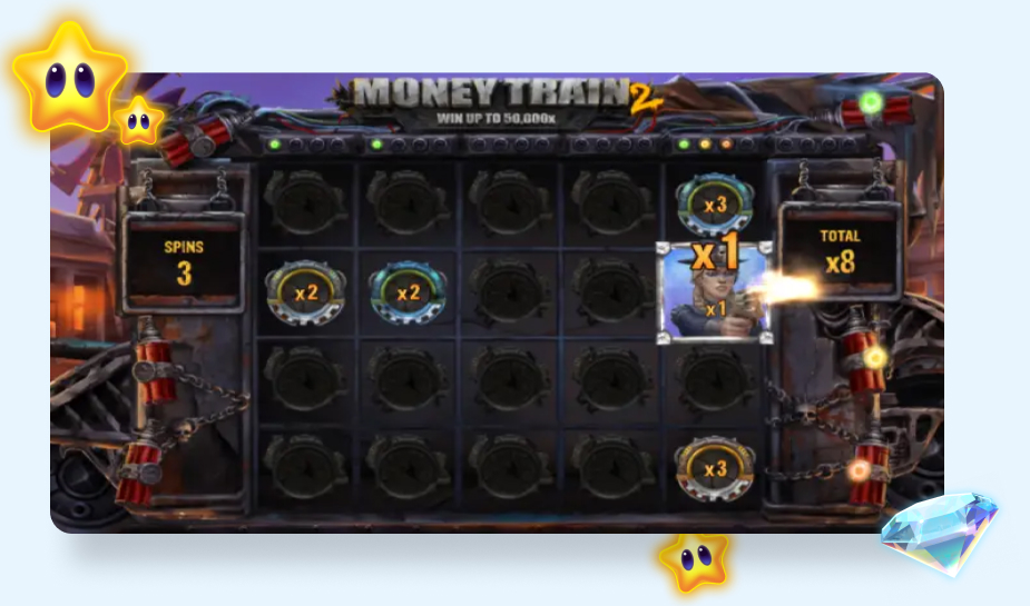 Money Train 2 Hold and Win bonusronde