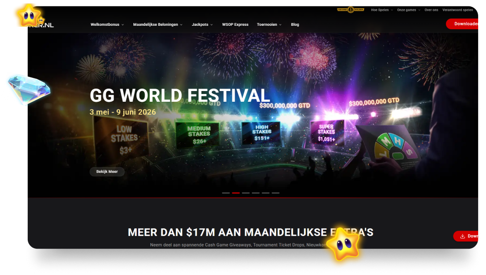 afbeelding uitstraling van platform ggpoker