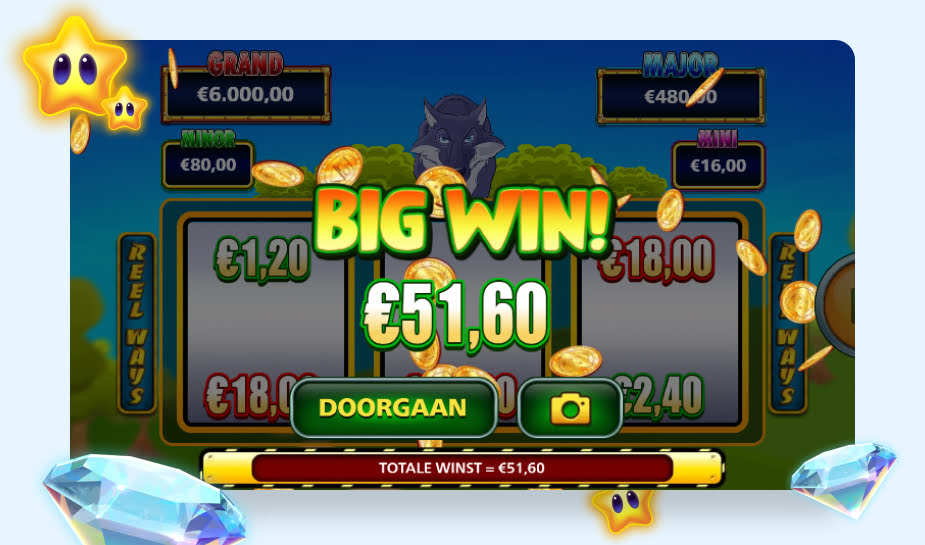 Huff N Xtra Puff Speelveld - Big Win