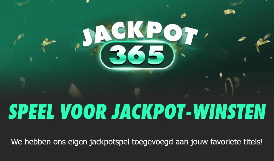 Jackpot365 nu ook beschikbaar op sport