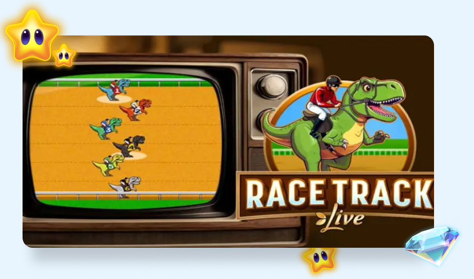 Race Track Live dino modus 925x545