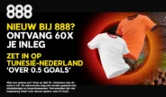 Speciale welkomstbonus voor Tunesië - Nederland bij 888