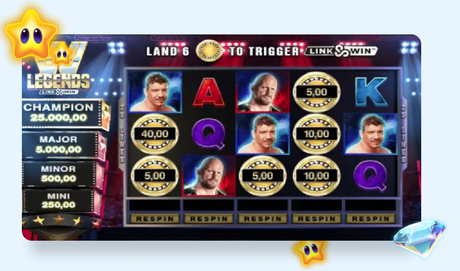 W Legends Link & Win triggered 925x545px