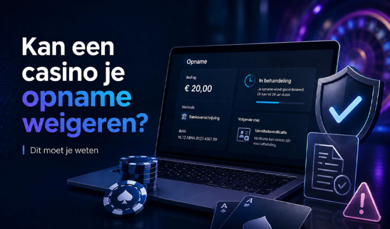 artikel over de vraag of een online casino je opname mag weigeren