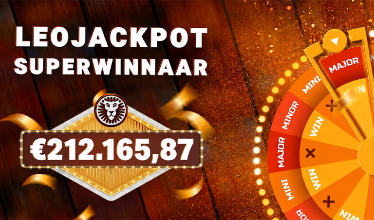 leojackpot superwinnaar 212.165,87 euro