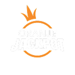 Oranje Jackpot logo wit png
