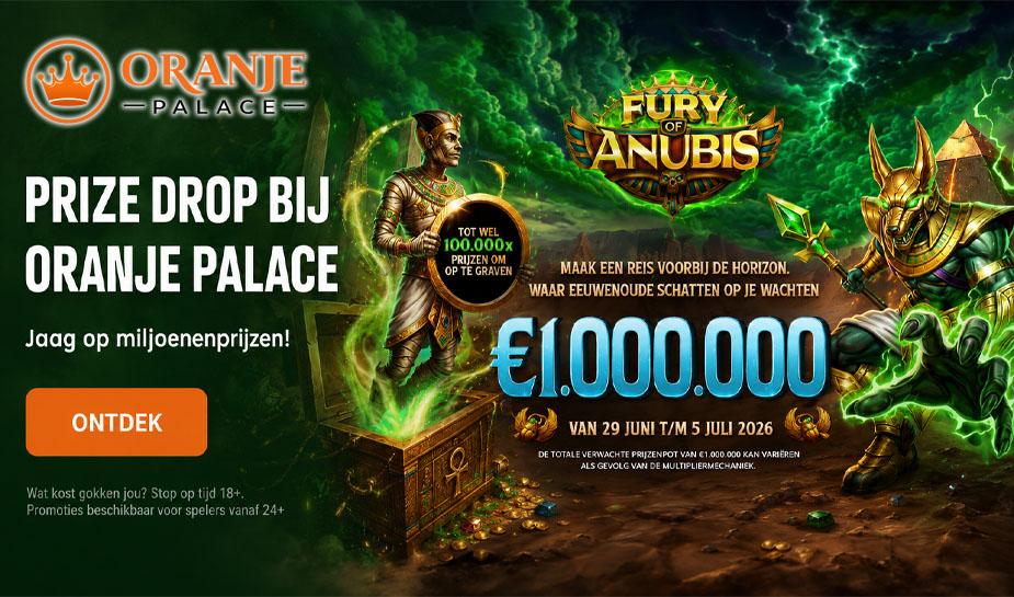 € 1.000.000 aan prijzen bij Oranje Palace
