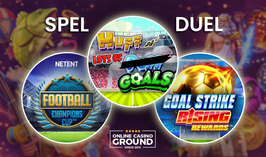 Spel duel: Dit is de leukste gokkast met een voetbal thema