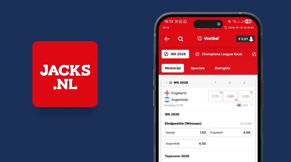 Casino App JACKS.NL Afbeelding