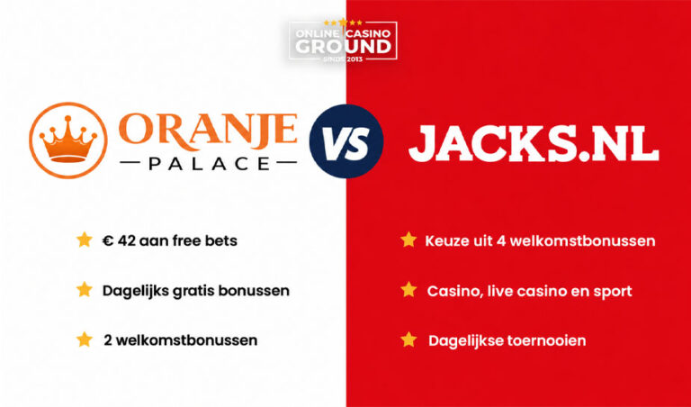 casino vergelijken oranje palace vs jacks