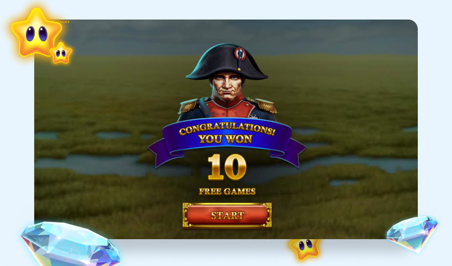 Napoleon 2: Fat Stacks speelveld - 10 free games
