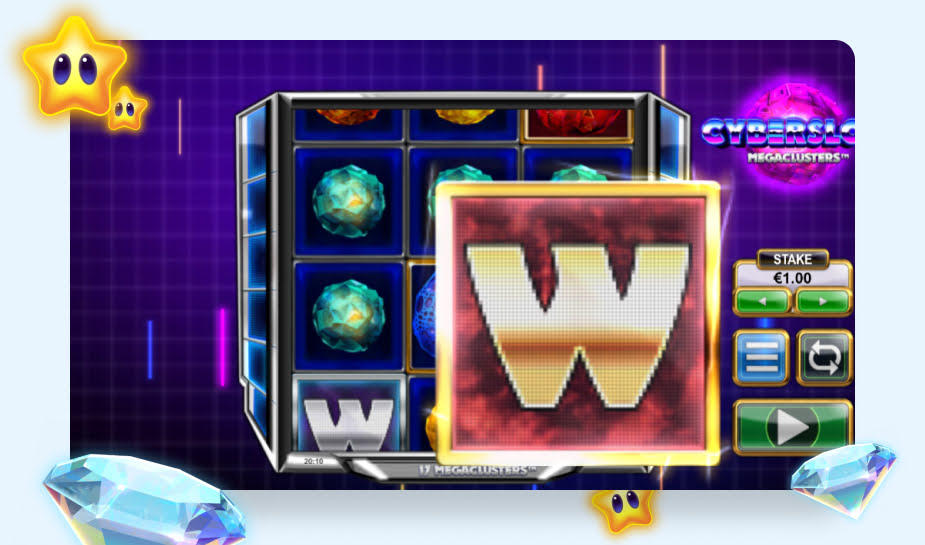 Printscreen Cyberslot Megacluster afbeelding