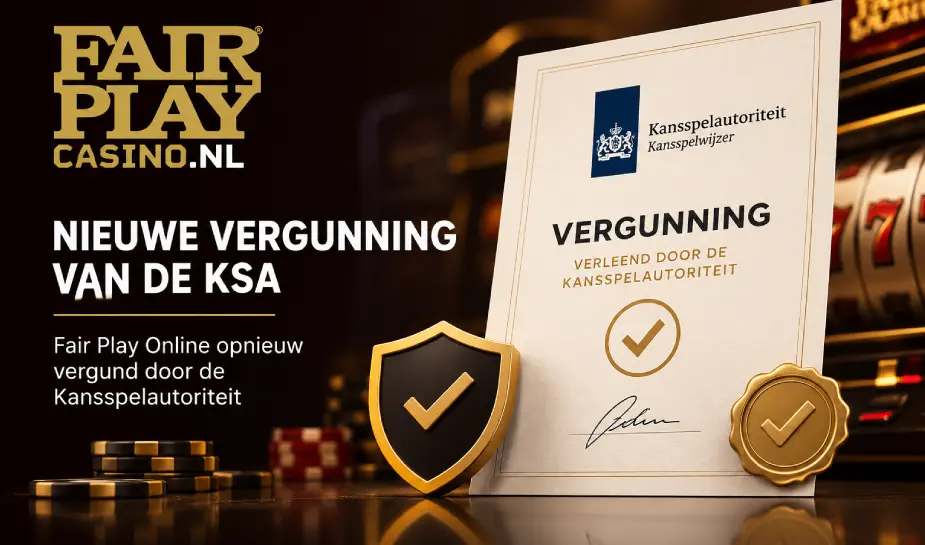 Fair Play Casino als eerste zeker van nieuwe vergunning