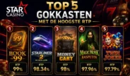 Top 5 slots met de hoogste RTP bij Starcasino