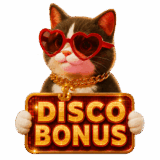 disco balls disco bonusspel logo