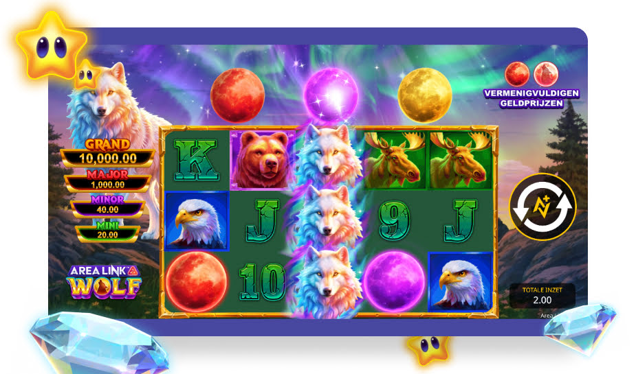 Printscreen Area Link Wolf afbeelding wit