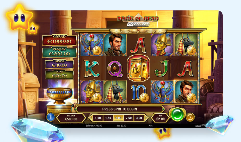 Printscreen Book of Dead Go Collect afbeelding