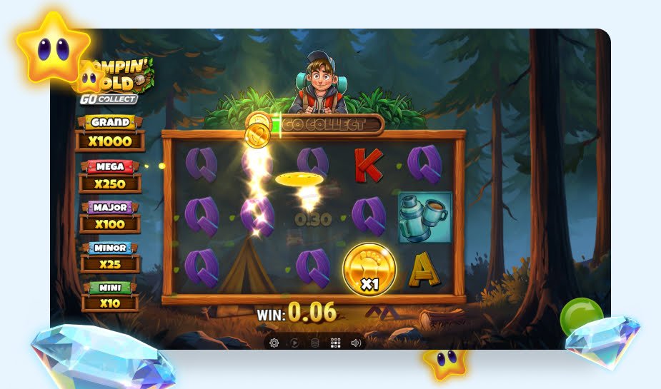 Printscreen Stompin Gold Go Collect afbeelding