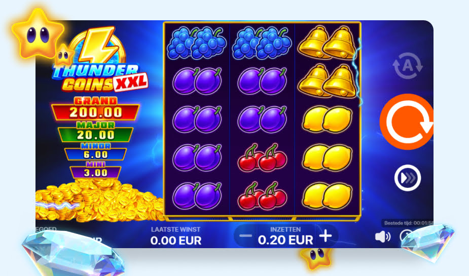 Thunder Coins XXL Hold and Win afbeelding speelveld