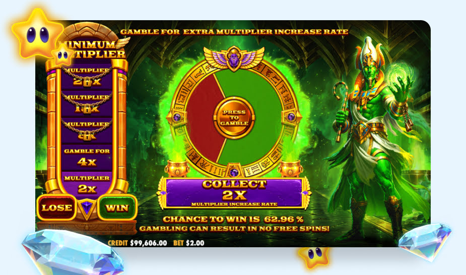 Ra vs Osiris Wild Speelveld - wiel