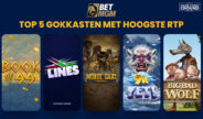 Top 5 slots met de hoogste RTP bij BetMGM