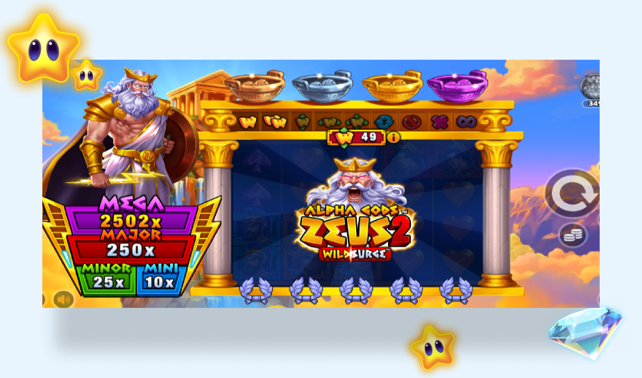 Alpha Gods Zeus 2 Wild Surge - Top 3 spelmechanisme
