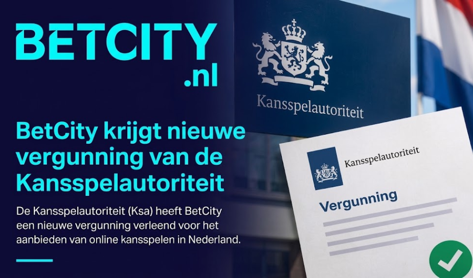 Nieuwe casinovergunning voor BetCity