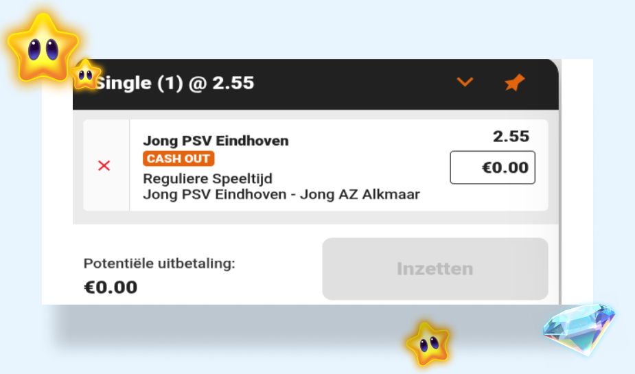 Combinatieweddenschap stap 2