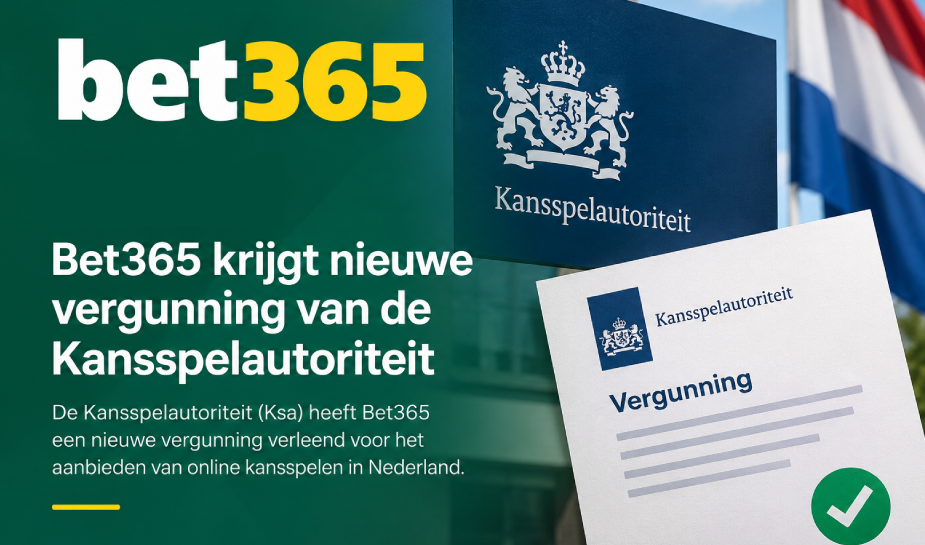 Nieuwe vergunning Bet365
