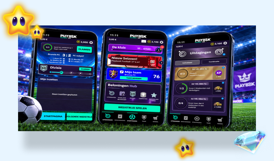 Playbook Football beloningen