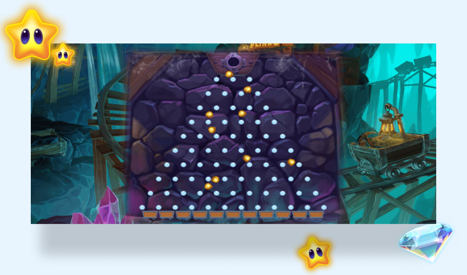 Prospectors Plinko bonusgame